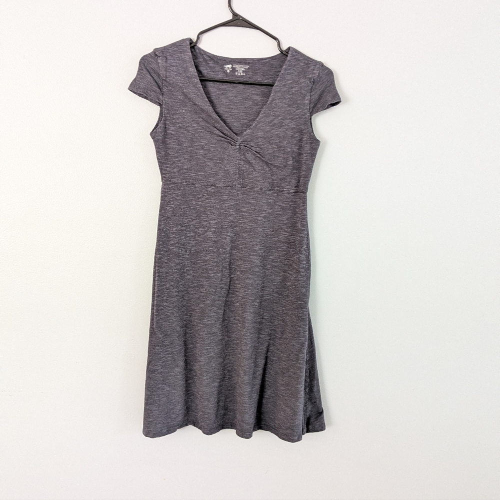 Horny Toad (Toad & Co) Blue Gray Organic Cotton Tencel Blend Dress XS‎